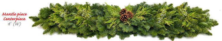 4 ft. Noble Mixed Mantlepiece/Centerpiece